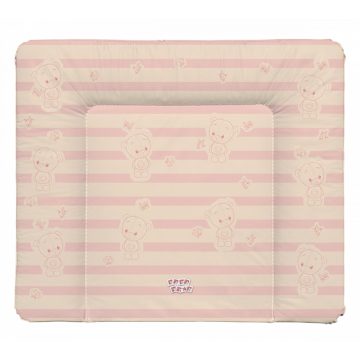   Babastar puha pelenkázó lap 85*75 cm - Rózsaszín apró maci + pillangó 
