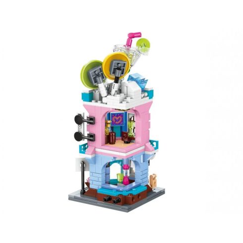 QMAN® K28005 Keeppley készségfejlesztő építőjáték lányoknak 300 db építőkocka - Mojito koktélbár