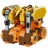   QMAN® 41215 készségfejlesztő építőjáték ÚJ: Csoda Kocka Acélgerincű Stegosaurus