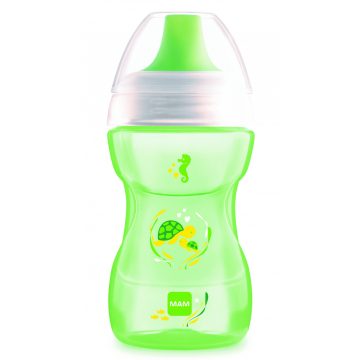 Mam 270 ml Fun to Drink Cup ivópohár - zöld teknős