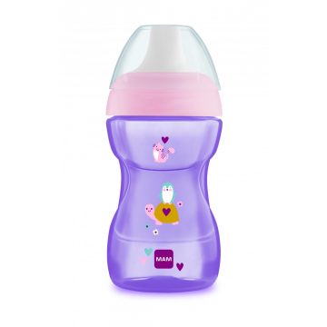 Mam 270 ml Fun to Drink Cup ivópohár - lila teknős
