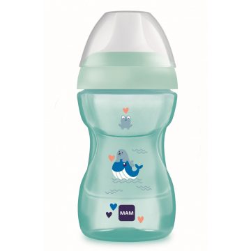 Mam 270 ml Fun to Drink Cup ivópohár - türkiz bálna