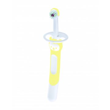 MAM Training Brush - bébifogkefe  5+hó - pasztell sárga