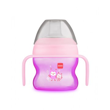   Mam első ivópohár  4 hónapos 150 ml - rózsaszín baglyok