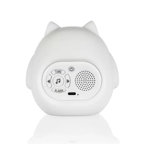 Zopa Szilikon baba ébresztőóra éjszakai fénnyel és zenével - Owl