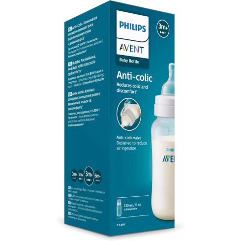 Philips AVENT SCY106/01 Cumisüveg Anti-colic 330ml 3hó+
