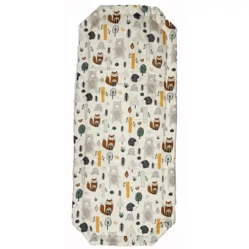   Baby Bruin Óvodai derékalj  124*52cm (+-2cm) - róka,süni,maci