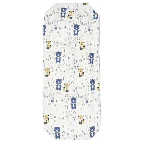 Baby Bruin Óvodai derékalj  124*52cm (+-2cm) - róka,maci,nyuszi