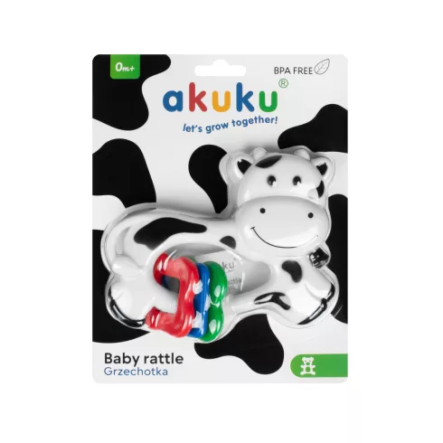 Akuku csörgő  rágóka - boci 