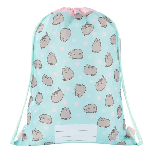 Majewski tornazsák, sportzsák - menta/rózsaszín Pusheen