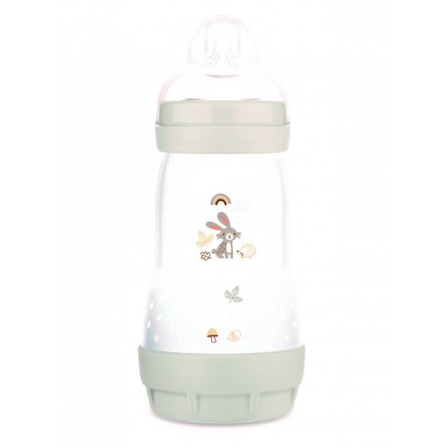 MAM Anti-Colic Matt Forest 260ml cumisüveg 2+ szürke nyuszi 