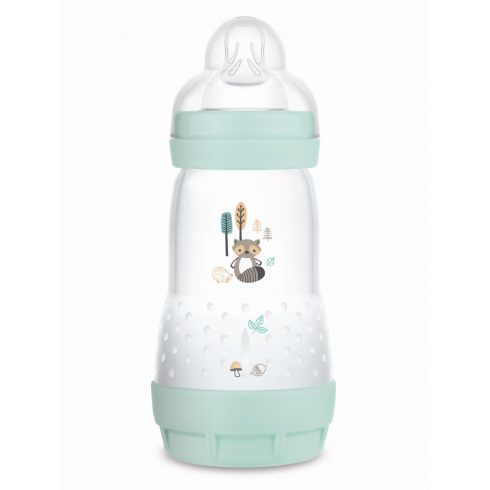 MAM Anti-Colic Matt Forest 260ml cumisüveg 2+  menta Mosómedve
