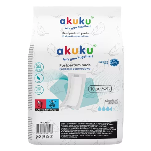 Akuku szülés utáni betét 10 db