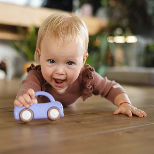 BabyOno csörgő  rágóka - autó 