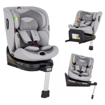   PETITE&MARS Twistguard Pro I-Size  autósülés 40-150cm - Gentle Grey Air