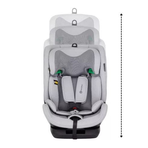 P&M Prime Pro i-Size Autósülés 76-150 cm (9-36) kg - Gentle Grey Air