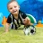   Bright Starts Oball RATTLE GOALS™ 10 cm - Black & White 0hó+