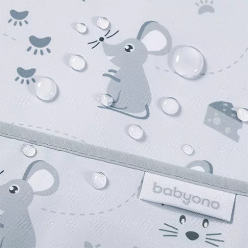 BabyOno előke vízálló 6+ hó - Mouse