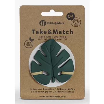 P&M Szilikon rágóka TAKE&MATCH Misty Green 0m+