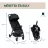   Chicco GLEE babakocsi 0-22 kg automata csukódással - Uneven Black