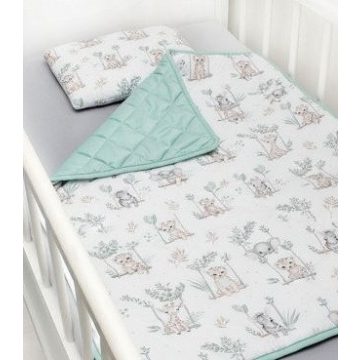 Scamp velvet ágynemű garnitúra 75x100 cm - Wild Animals  