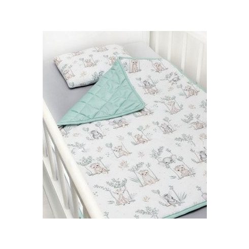 Scamp velvet ágynemű garnitúra 75x100 cm - Wild Animals  