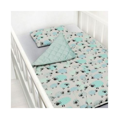 Scamp velvet ágynemű garnitúra 75x100 cm - Sheeps
