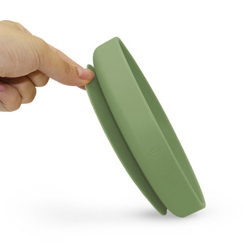 P&M Szilikon tányér tapadókoronggal Take&Match Sweet Pea 6m+