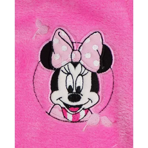 Kapucnis wellsoft baba overál Minnie egér mintával (62) - pink