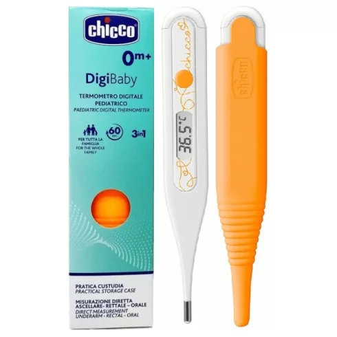 Chicco Digi Baby digitális hőmérő 1 db tokban - sárga