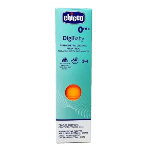 Chicco Digi Baby digitális hőmérő 1 db tokban - sárga