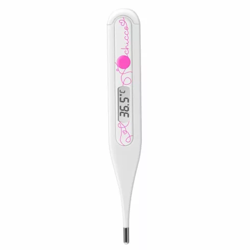 Chicco Digi Baby digitális hőmérő 1 db tokban - rózsaszín