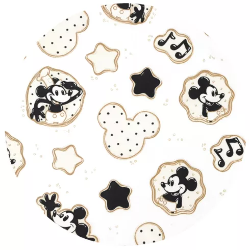 Baby Shop pamut,gumis lepedő 70*140 cm - Mickey bézs