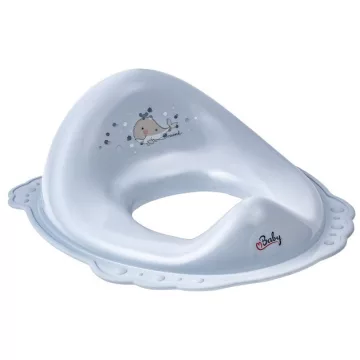 MALTEX csúszásgátlós WC szűkítő Bálna - satin blue