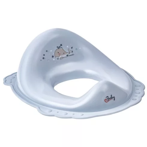 MALTEX csúszásgátlós WC szűkítő Bálna - satin blue