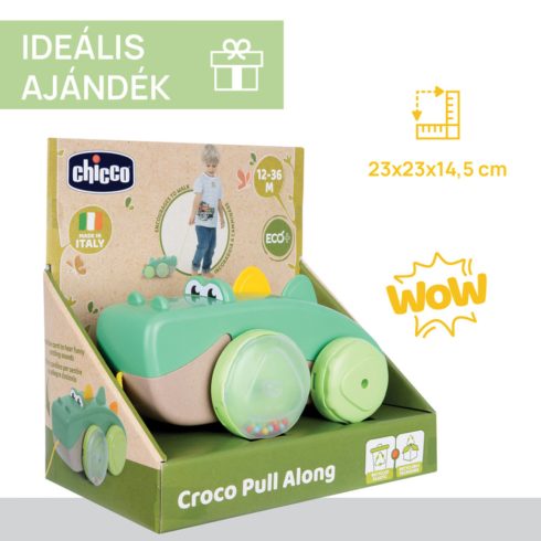 Croco Pull Along ECO+ Húzható Krokodil 12h+