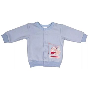 Belül bolyhos baba kocsikabát Kismajom mintával (74)