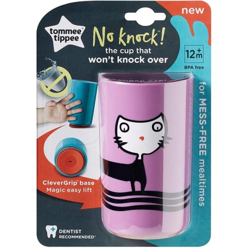 Tommee Tippee felboríthatatlan itatópohár 12hó- 300ml Lila
