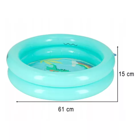 Bestway felfújható pancsoló medence 61*15 cm - zöld