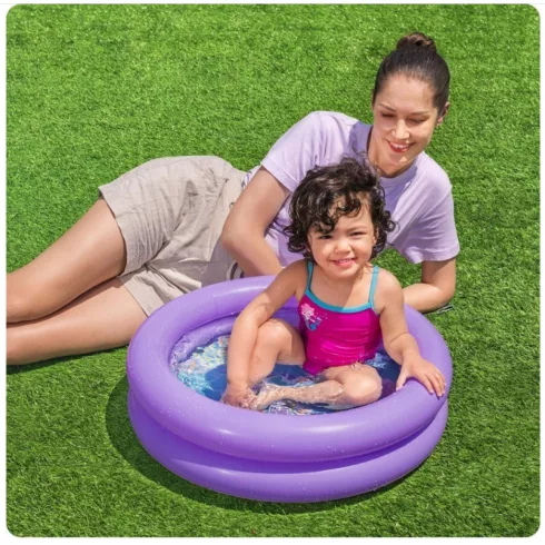 Bestway felfújható pancsoló medence 61*15 cm - lila