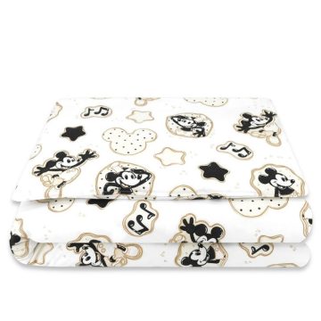 Baby Shop 2 részes babaágynemű - Mickey bézs