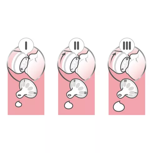 Avent Natural 3+ szilikon etetőcumi 2db - változó átfolyási sebesség