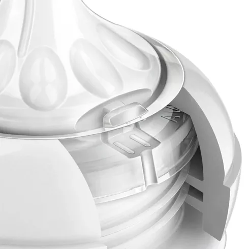 Avent Natural 3+ szilikon etetőcumi 2db - változó átfolyási sebesség