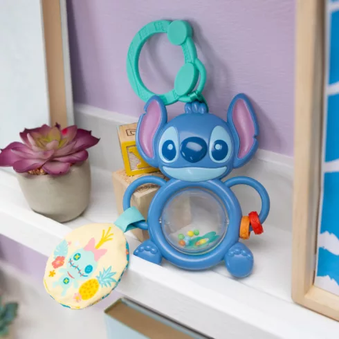 BRIGHT STARTS Játék C gyűrűn szenzoros Stitch Tummy Tumble™ 0m+