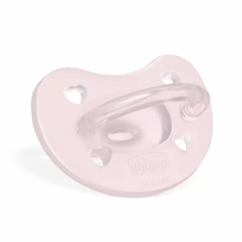 Chicco Physio Soft cumi 0-6hó csupa puha szilikon - rózsaszín 