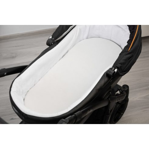 Sensillo szivacs  matrac mózeskosárba 75*35*3 cm - fehér