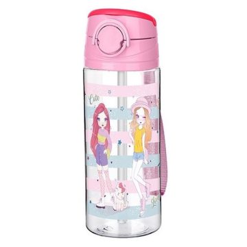 Titiz szívószálas kulacs 500ml - Cute