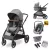 Maxi-Cosi Zelia S Trio babakocsi szett + FamilyFix S ISOFIX talppal - Grey
