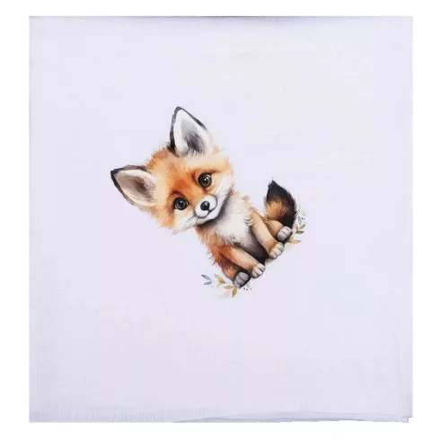 Textil tetra pelenka kisróka mintával 70x70cm 