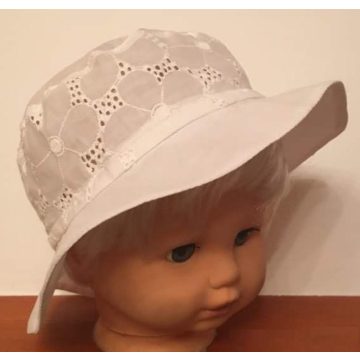 Minimanó nyári kalap (48) - fehér 